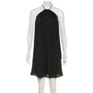 Alexis Fringe Halter Dress